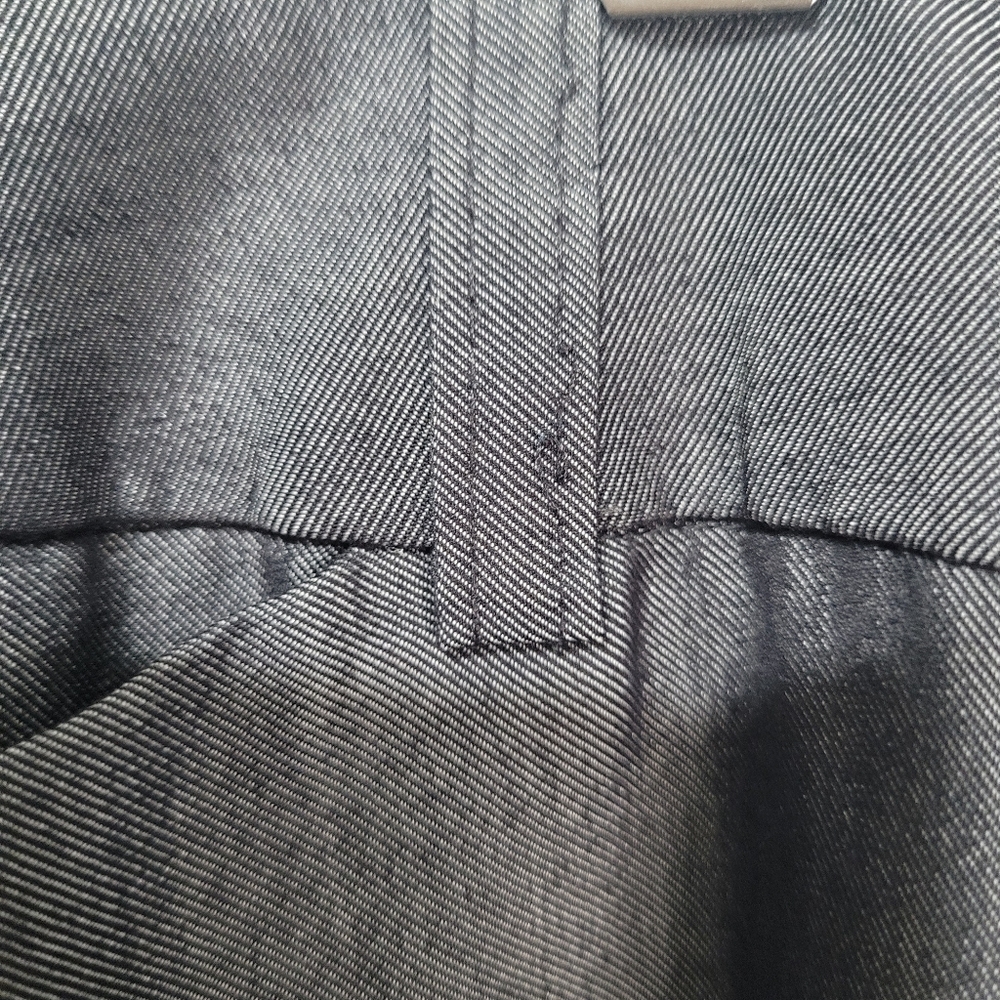 Ashley Stewart Grey Wide Leg Dress Pants Women's Size 24 Flawed Workwear Office - Picture 9 of 16